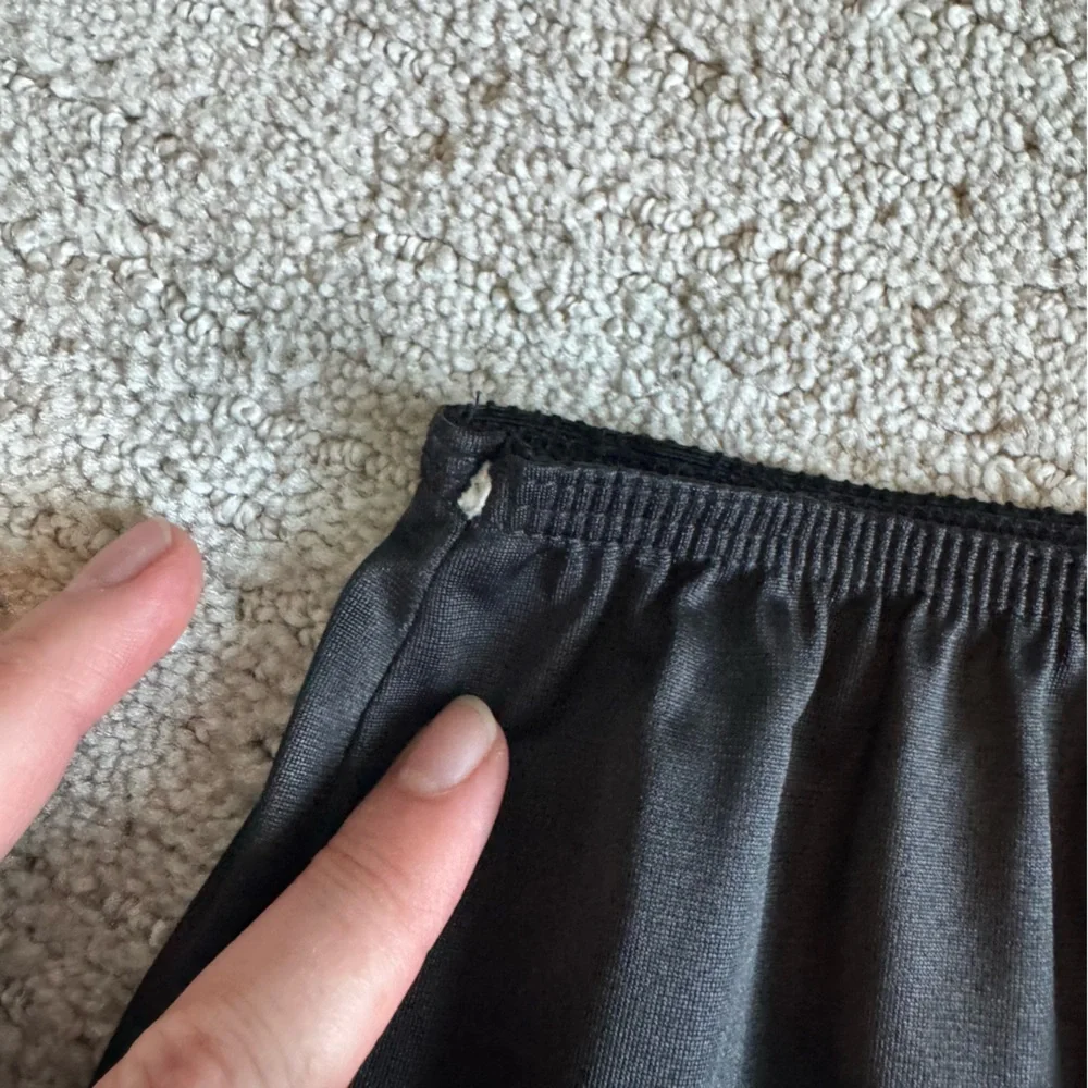 Vintage Sliperfection Black Half Skirt Slip with Lace Hem Size S - Picture 6 of 11